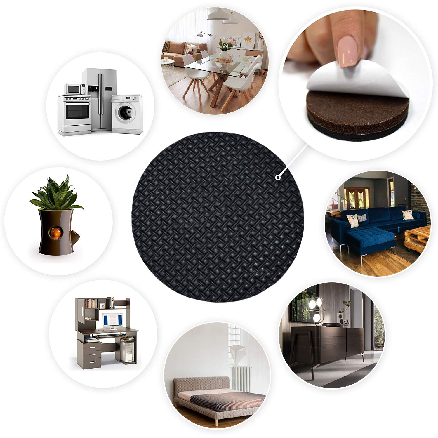 Non Slip Furniture Pads 40 PCS 1\