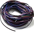 EvZ 4 Color 33ft 22awg RGB Extension Cable Line for LED Strip RGB 5050 3528 Cord 4pin wire