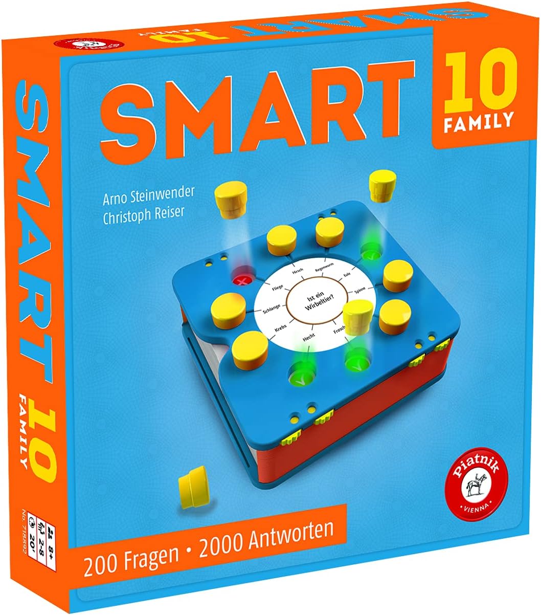 Piatnik PIA07188 Smart 10 Family, Multicoloured
