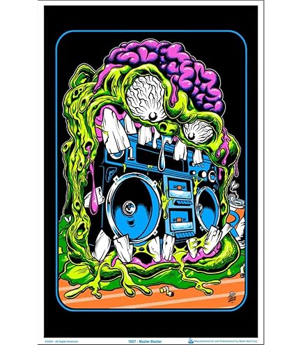 Amazon.com: Scorpio Posters Acid Queen - by Tom Gatz - Flocked