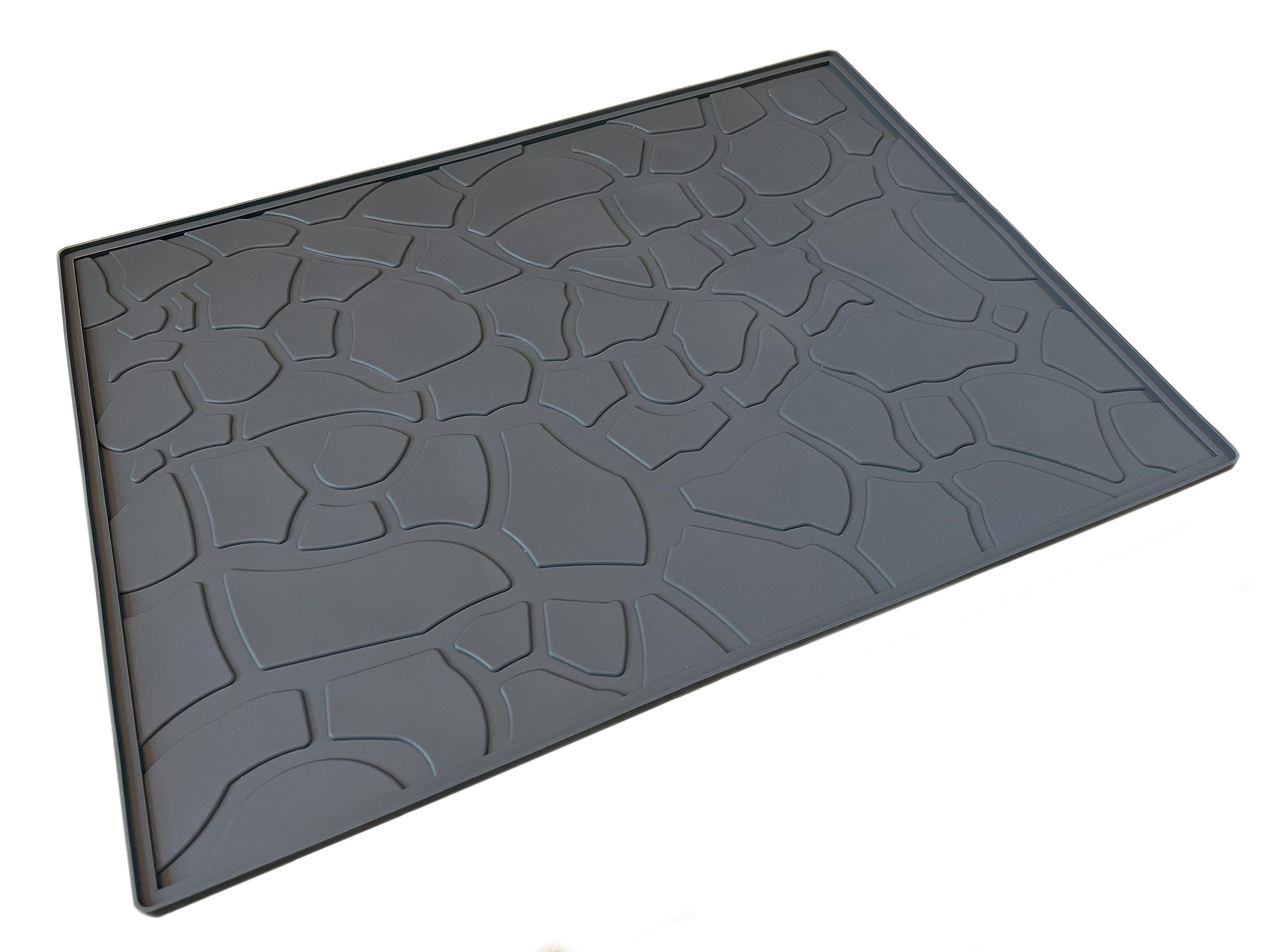 Photo 1 of 17" x 23" Kitchen Under Sink Waterproof Protection Mat for Cabinets, Drawers and Countertops; Anti-Slip Silicone