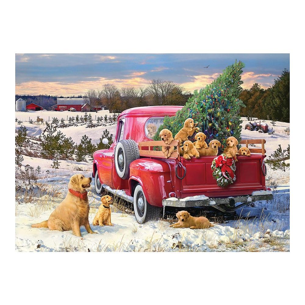 Cobble Hill 1000 Piece Puzzle - Family Outing - Sample Poster Included