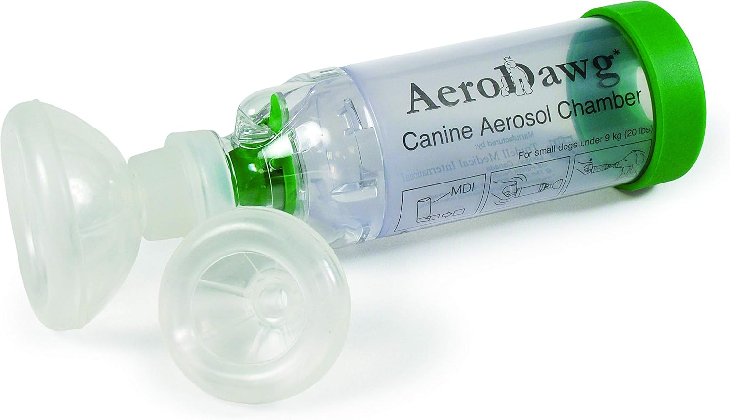 BreathEazy AeroDawg Dog Inhalation Chamber with FlowVu Dog Asthma