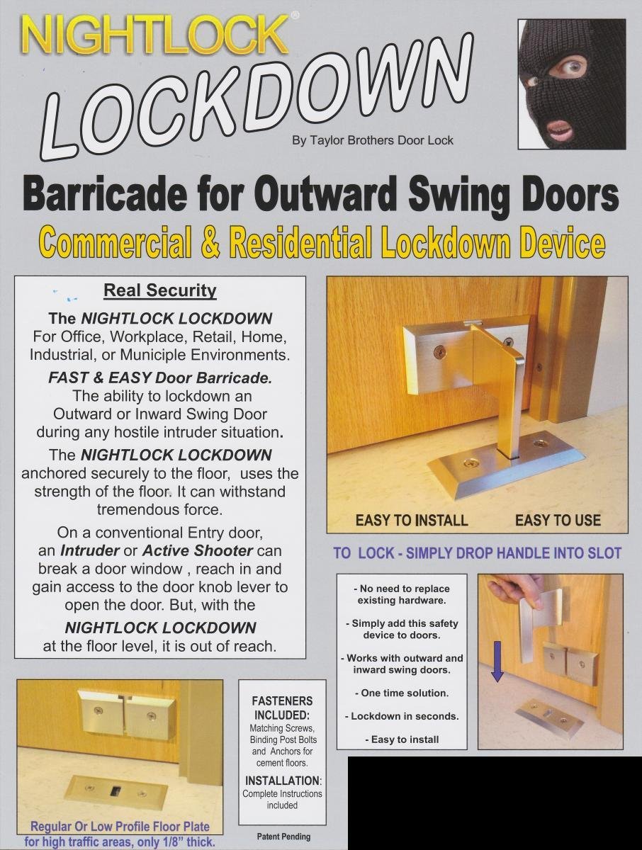 Nightlock Privaten Tur Lock Barricade Amazon De Baumarkt
