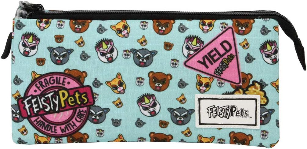 karactermania Feisty Pets Glenda Glitterpoop-Triple HS Pencil Case, Multicolour - Image 3
