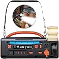 Aaoyun Portable Power Station 300W, 296Wh Solar Generator with 100W USB-C In/Output, Night Light & LED Flashlight, Compact Camping Battery with Strap for Outdoor CPAP Home Backup Emergency