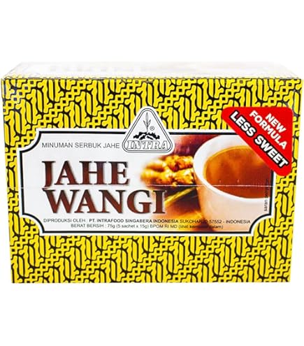 Amazon.com : Jahe Wangi (Instant Ginger Drink) - 0.55oz [Pack of
