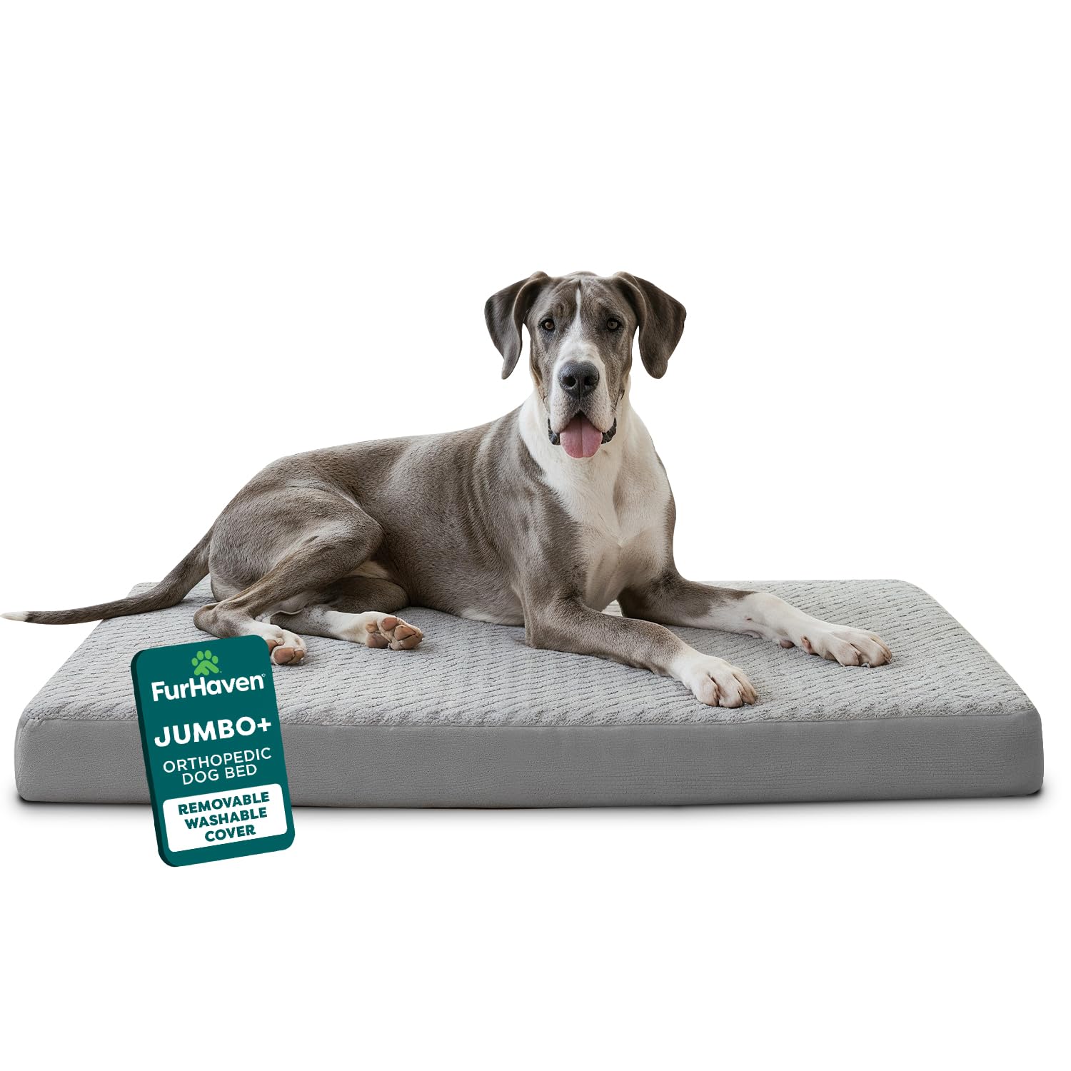 FurHaven Orthopedic Dog Bed for Large Dogs, Mattress Style Bed, Egg ...