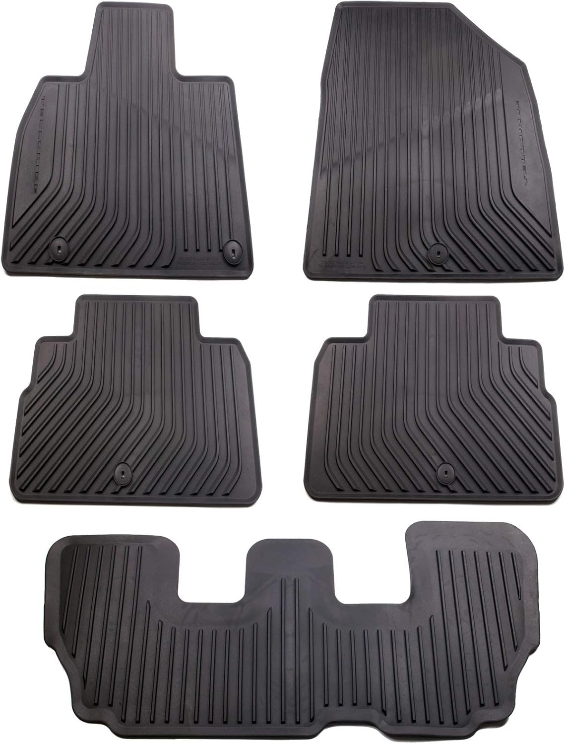 All Weather Rubber Slush Floor Mats 3 Rows for 2020 KIA Telluride ⭐⭐⭐⭐⭐