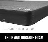 Senua Thick Kneeling Pad Knee Pad Cushion Gardening Yoga 17.5 x 11 x 1.5 Black view 3