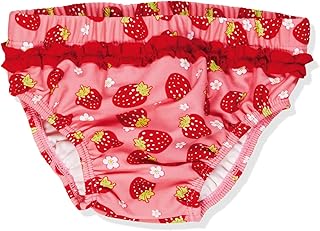 Playshoes Baby-Mädchen UV-Schutz Windelhose Erdbeeren Schwimmwindel, Mehrfarbig (original 900), 74 (Herstellergröße: 74/80)
