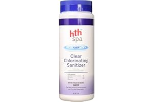HTH Spa 86230 Clear Chlorinating Sanitizer Spa and Hot Tub Cleaner, 2 lbs