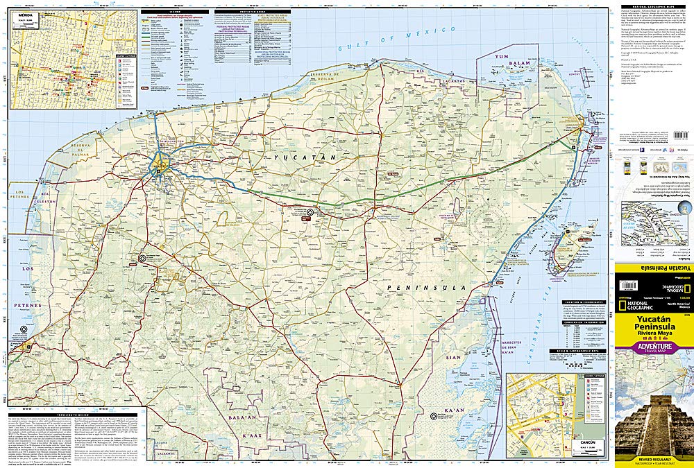 Полуостров юкатан карта