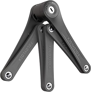 Amazon フォルディロックコンパクト 自転車ロック 85cm Black Single Seatylock 鍵 ロック