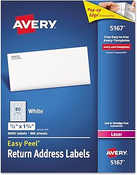 avery 8167 labels white