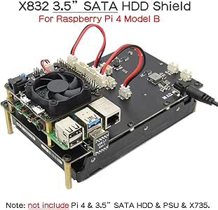 Amazon.com: Geekworm Raspberry Pi 4 SATA Adapter 3.5