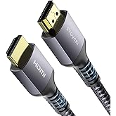 Stouchi 8K HDMI Cables 12FT, 48Gbps Ultra High Speed HDMI 2.1 Cable, HDMI to HDMI Cord 8K60Hz 4K120Hz 144Hz eARC Dolby SBTM H