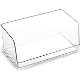 BINO | Stackable Plastic Storage Bins, Large | THE MYRIAD COLLECTION | Multipurpose Bins | Pantry Organizers And Storage | Home Organization Containers | Clear Plastic Fridge Bin | Freezer Organizer