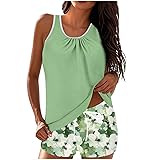Tankini Swimsuits for Women Tummy Control Blouson