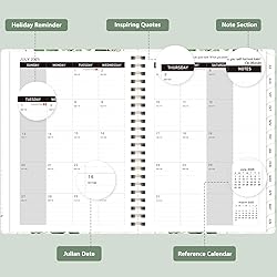 Planner 2025-2026, Weekly and Monthly Calendar