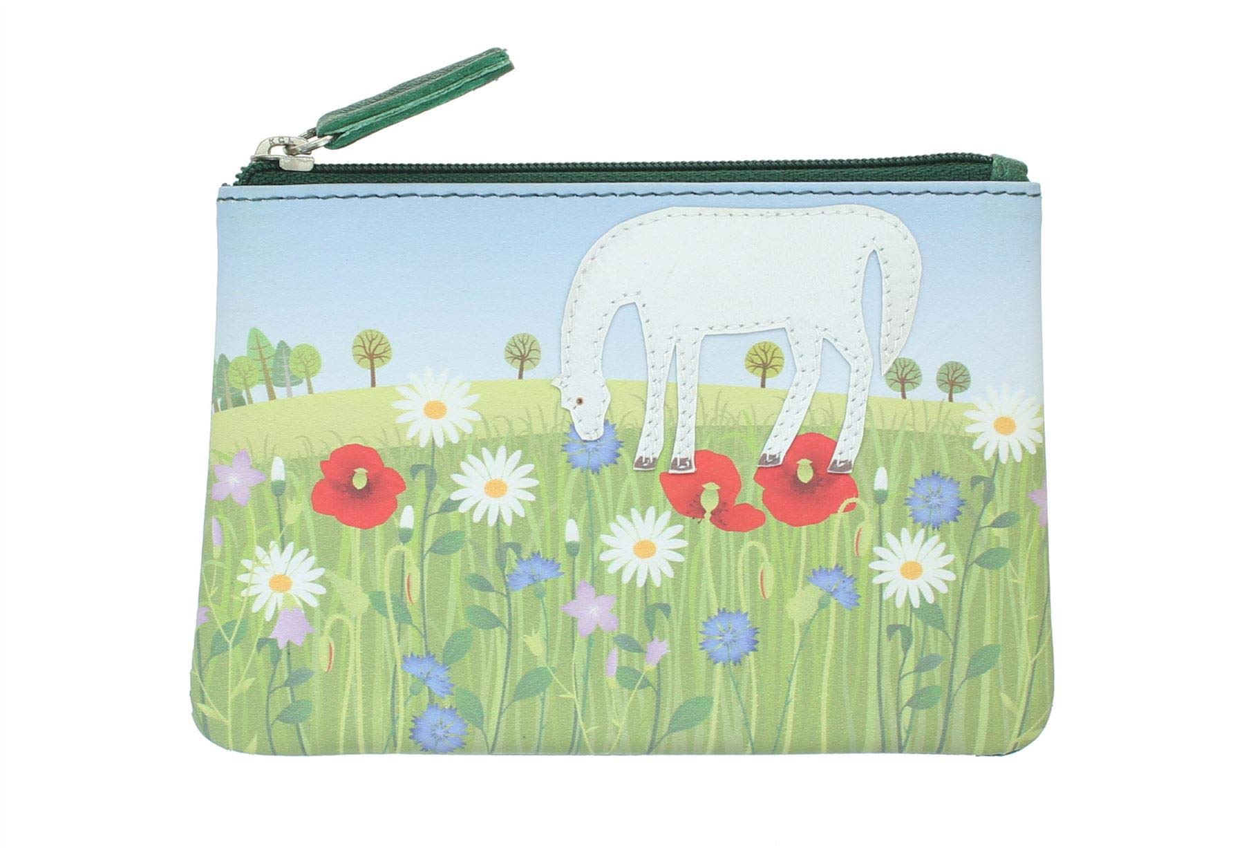 Mala Leather Applique and Printed Leather Coin Purse 4115_11 Horse