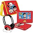 Ryan's World 7 inch Portable DVD Player with Matching Headphones and Carrying Case
