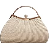 GORGLITTER Women's Evening Bag Sparkly Clutch Purse Prom Handbag