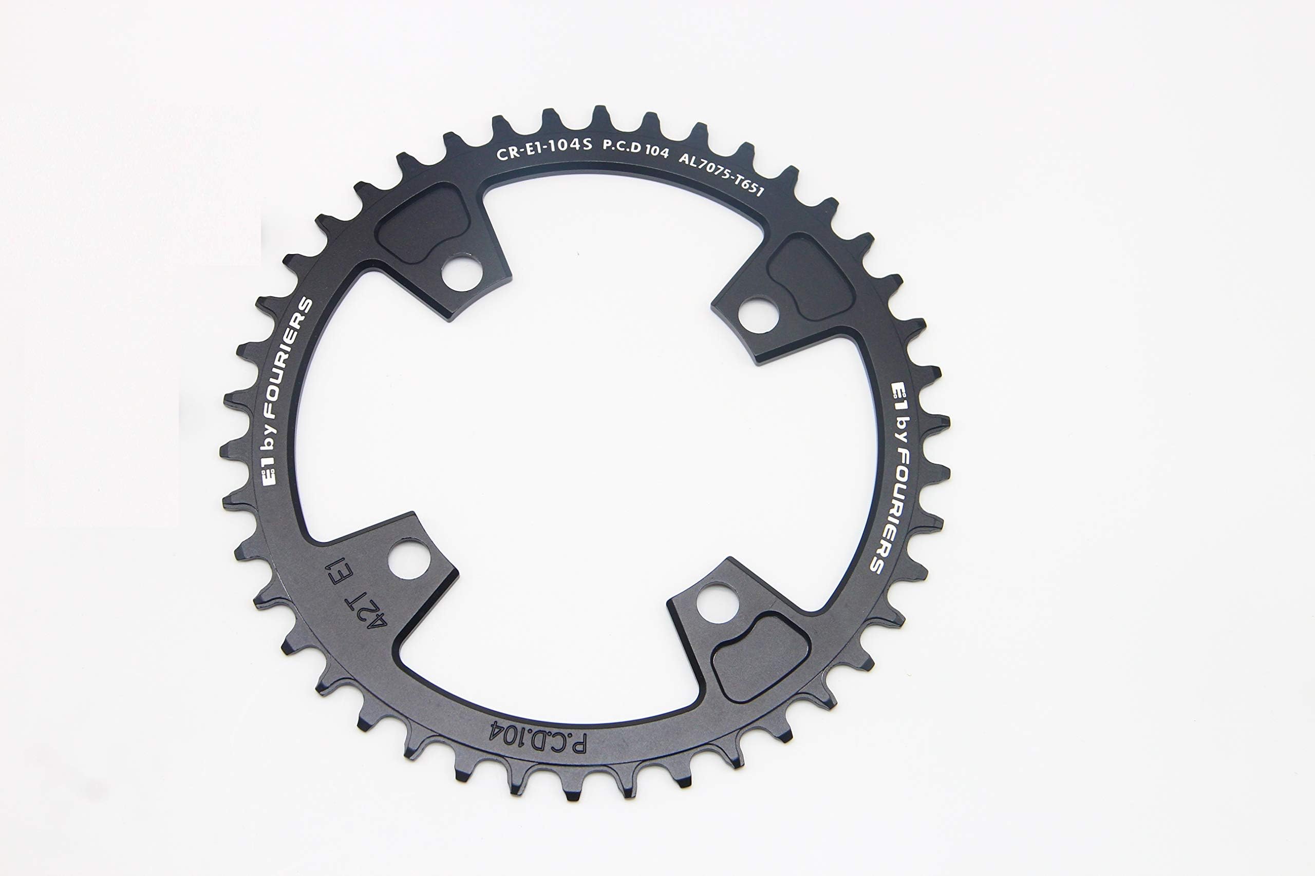 Fouriers 42T Single Chainring Circle Round BCD104 Narrow Wide 1 x System for MTB Bike