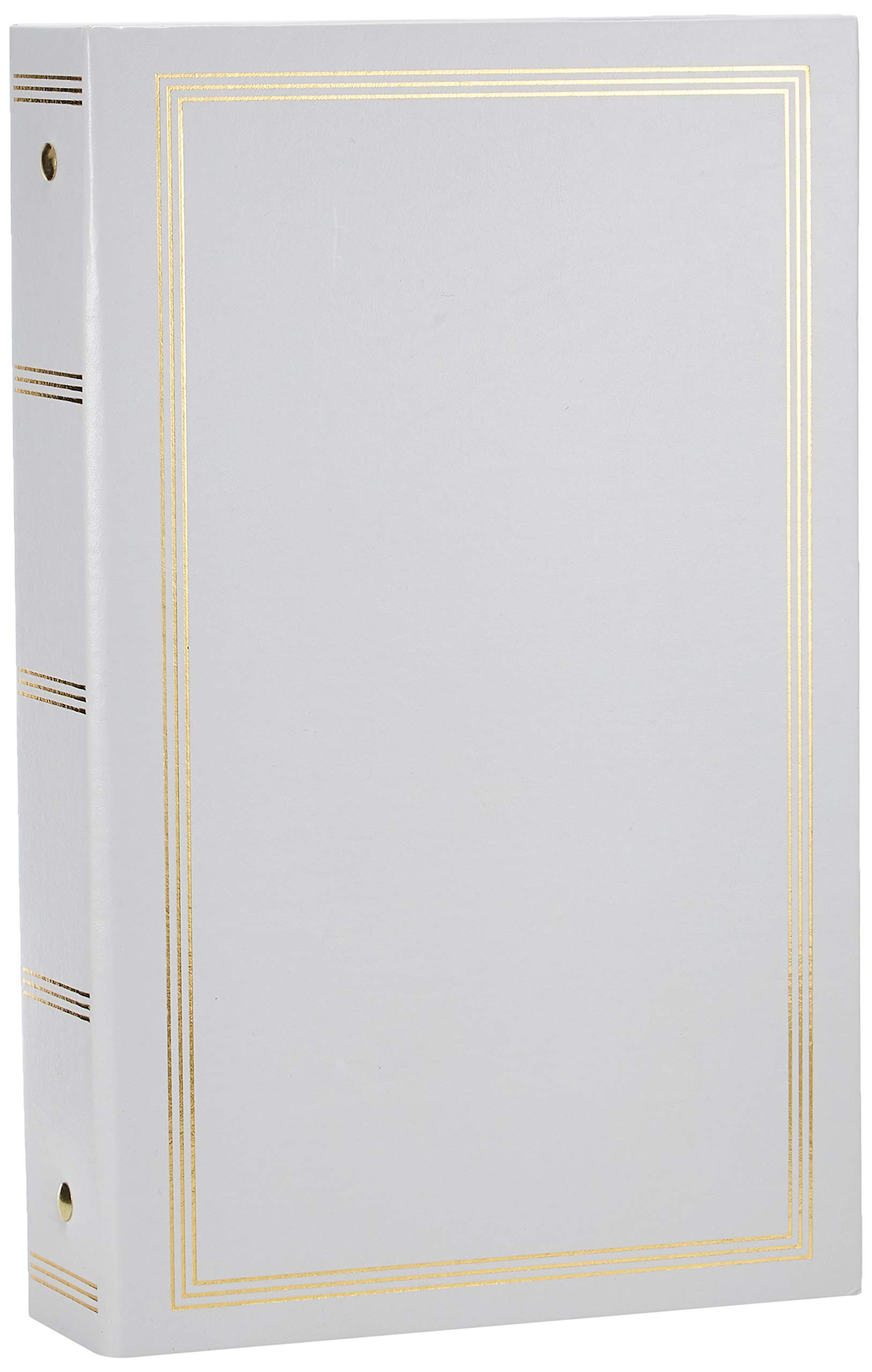 3-Ring Photo Album 300 Pockets Hold 4x6 Photos, White โ image 1