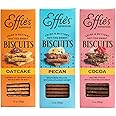 Effie's Homemade Biscuits - Variety Pack - Oatcakes, Pecan, Cocoa - 3 Pack