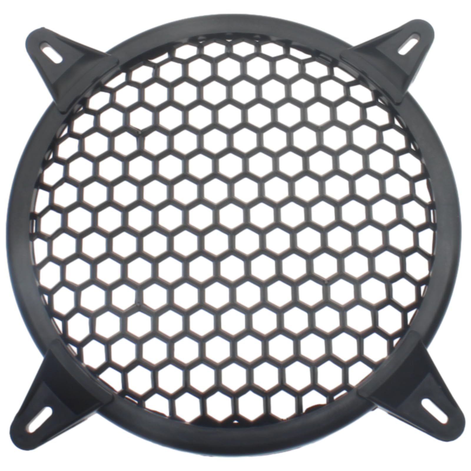 Photo 1 of OZXNO 2 Pack 6 Inch Speaker Grills Subwoofer Grill Waffle Grill Guard Protector Covers with Mounting Screws ABS Mesh Round Subwoofer Speaker Cover