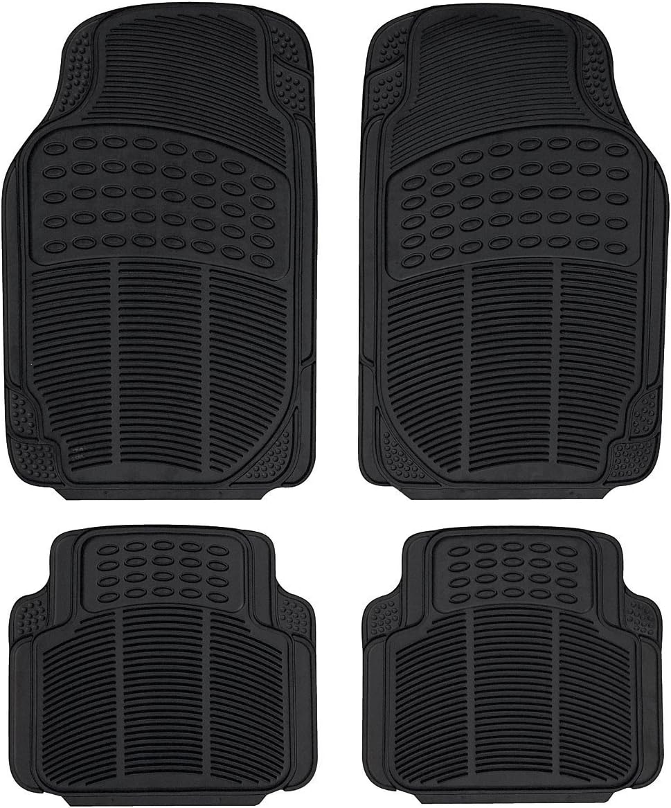 SUMEXCONTI20 Universal Continental Rubber Car Mats - Black