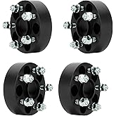 ILONPA 5x100 1.5" (38.1mm) Hubcentric Wheel Spacers for Subaru BRZ Impreza Legacy Forester Outback XV Crosstrek, 12x1.25 Studs fits 5 Lugs Tire Wheel Adapters, Set of 4