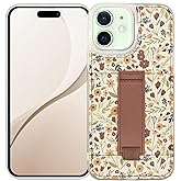 Walli Cases for iPhone 12/12 Pro Case Aesthetic Wallet Phone Case Card Holder, Securely Holds up to 2 Cards - Cute, Trendy Phone Cover for Women, fits iPhone 12/12 Pro, with Kickstand & Finger Strap