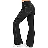 Nirlon Crossover Bootcut Jeggings for Women - Flare Leggings for Women Tummy Control Regular and Plus Size Jeggings
