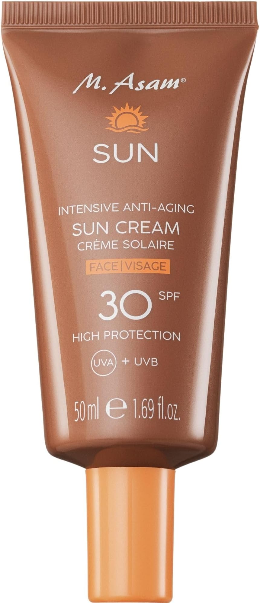 M. Asam SUN Intensive Anti-Aging Face Sun Cream SPF 30 50ml UVA UVB Aloe Coconut