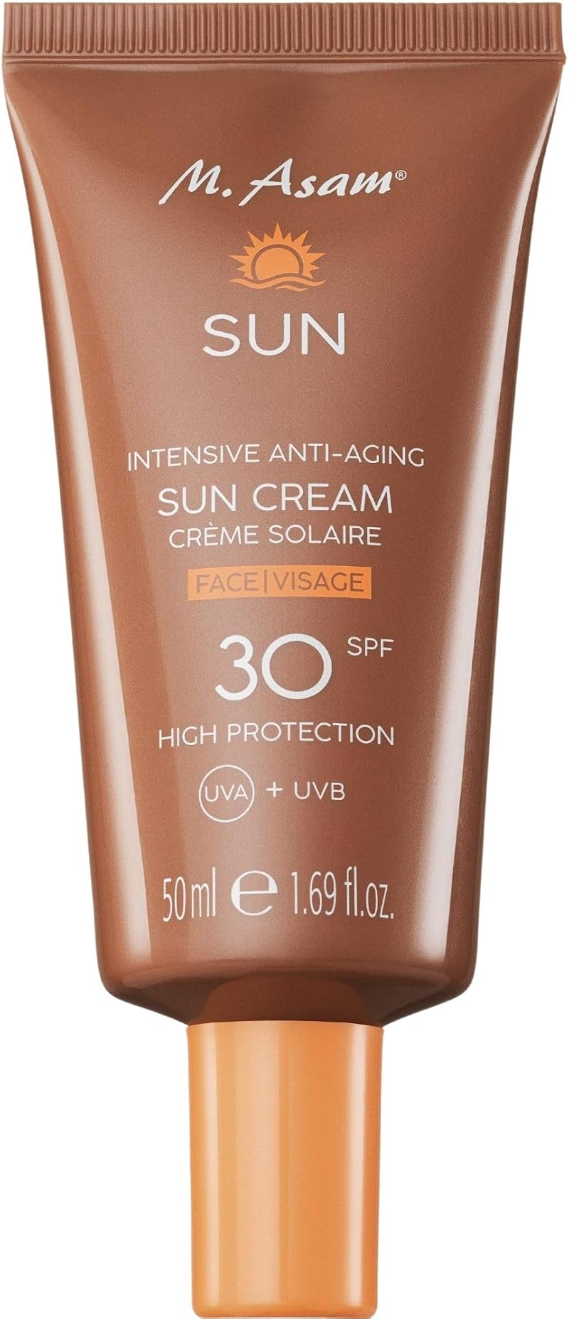 M. Asam SUN Intensive Anti-Aging Face Sun Cream SPF 30 50ml UVA UVB Aloe Coconut