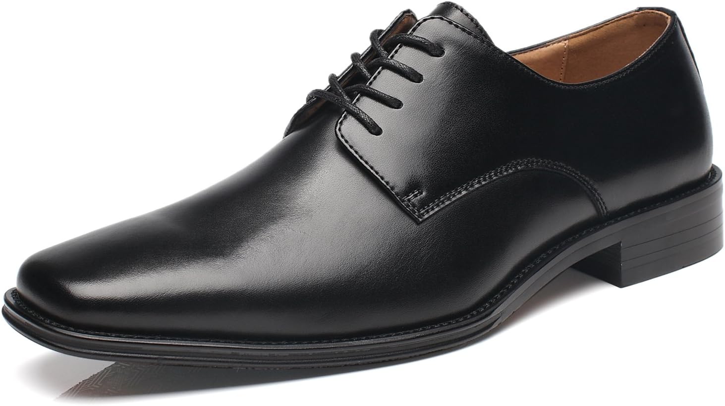 Mens Dress Shoes Geniune Leather Oxford Shoes for Men Zapatos de Hombre Lace Up Comfortable Classic Modern Formal Business Shoes, Ress-1-black, 10.5