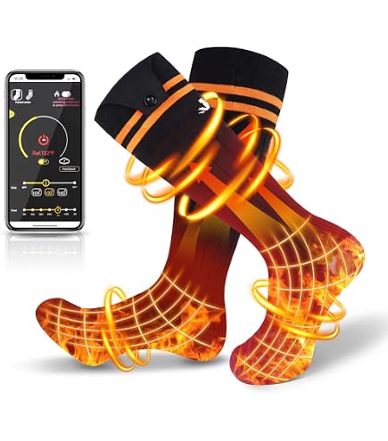 3 Paires Chaussettes Auto-chauffantes Homme/femme | Effet Massage, Polyester Respirant | Pour Ski, Randonnée, Plein Air