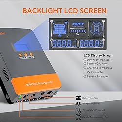 MPPT 80A Solar Charge Controller 12V/24V/36V/48V