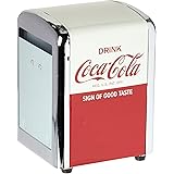 Tablecraft Coca-Cola Napkin Dispenser, Half, Red
