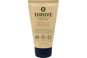 Thrive Natural Care Reef Safe Sunscreen SPF50 - Hawaii 104 Reef Act Compliant - Mineral Sunscreen Non-Nano Zinc Oxide - Vegan, (5.8 Oz (Pack of 1))