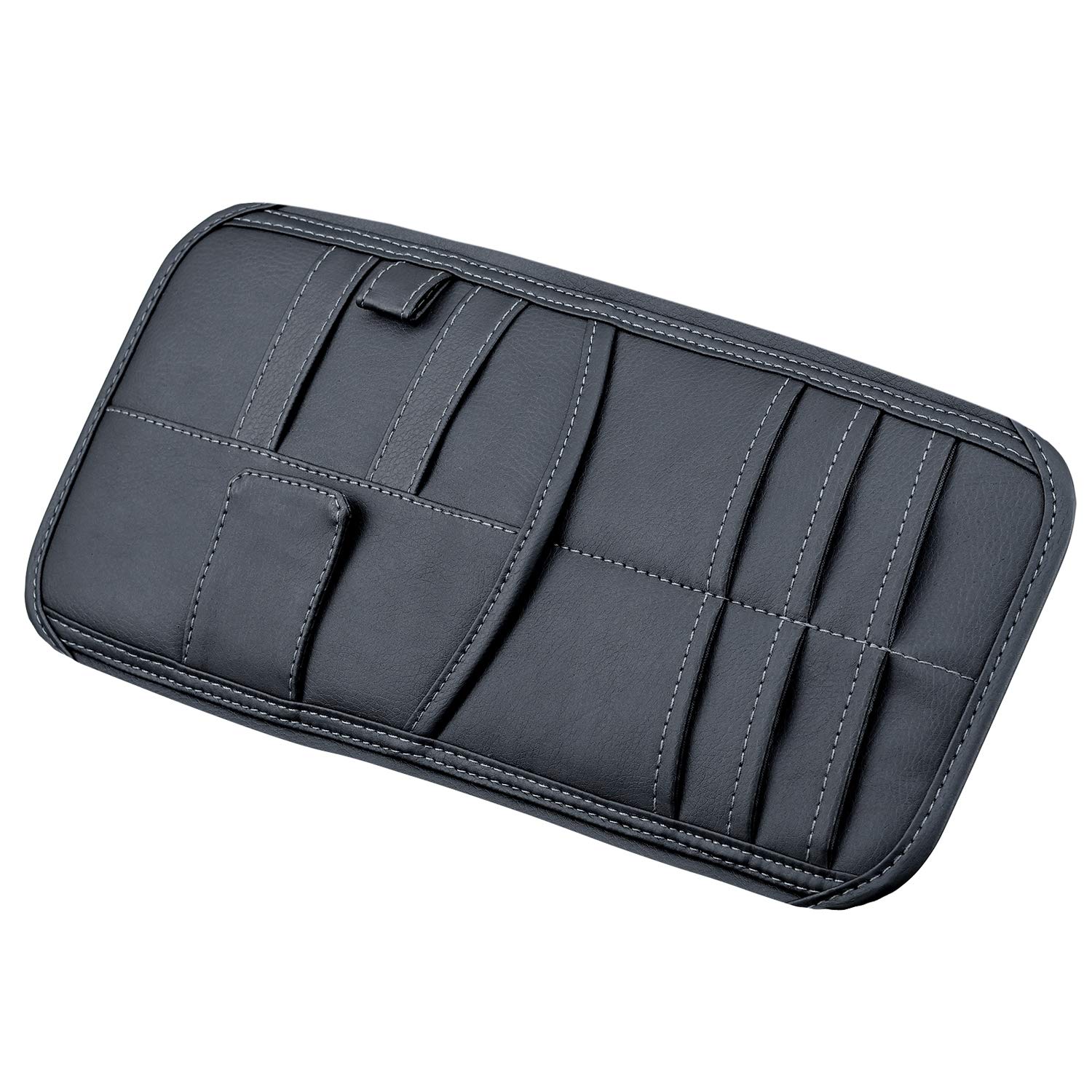 セイワ(SEIWA) 車内収納用品 サンバイザーポケット 本革調シリーズ プレミアム ブラック WA62商品画像