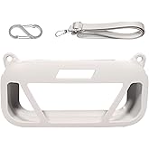 GETGEAR Silicone case for Bose SoundLink Flex Bluetooth Portable Speaker, Shape and Color Matching, Full Protection and Easy Carrying (White Sand)