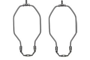 Dysmio Lighting 10 Inch Heavy Duty Lamp Harp Fitter for Lamp Shades Bronze Finish Pack of 2