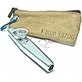 The Original Blue Kazoo – Aluminum Musical Instrument – Ultralight Backpacking Kazoo with Canvas Bag & Carabiner – Easy to Ca