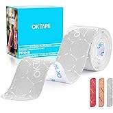 OK TAPE Synthetic Kinesiology Tape Precut Strips, Waterproof Kinesiology Athletic Tape for Muscle Support and Recovery, Reduce Muscle Discomfort Tape, Durable, 2in×16.4ft Roll 20PCS | Gray