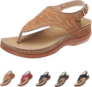 Amazon.com: DXFWYTZQ Dimleen Orthopedic Sandals,Sursell Women's Comfy Orthotic Sandals,Arch 
