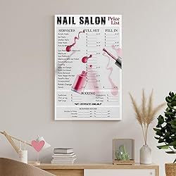 JBBGO Nail Salon Beauty Salon Canvas Wall Art