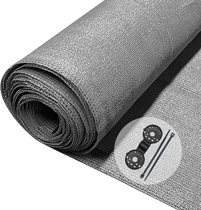 VOUNOT Privacy Netting 1.5x10m Garden Screening HDPE 75% Shading UV-Resistant